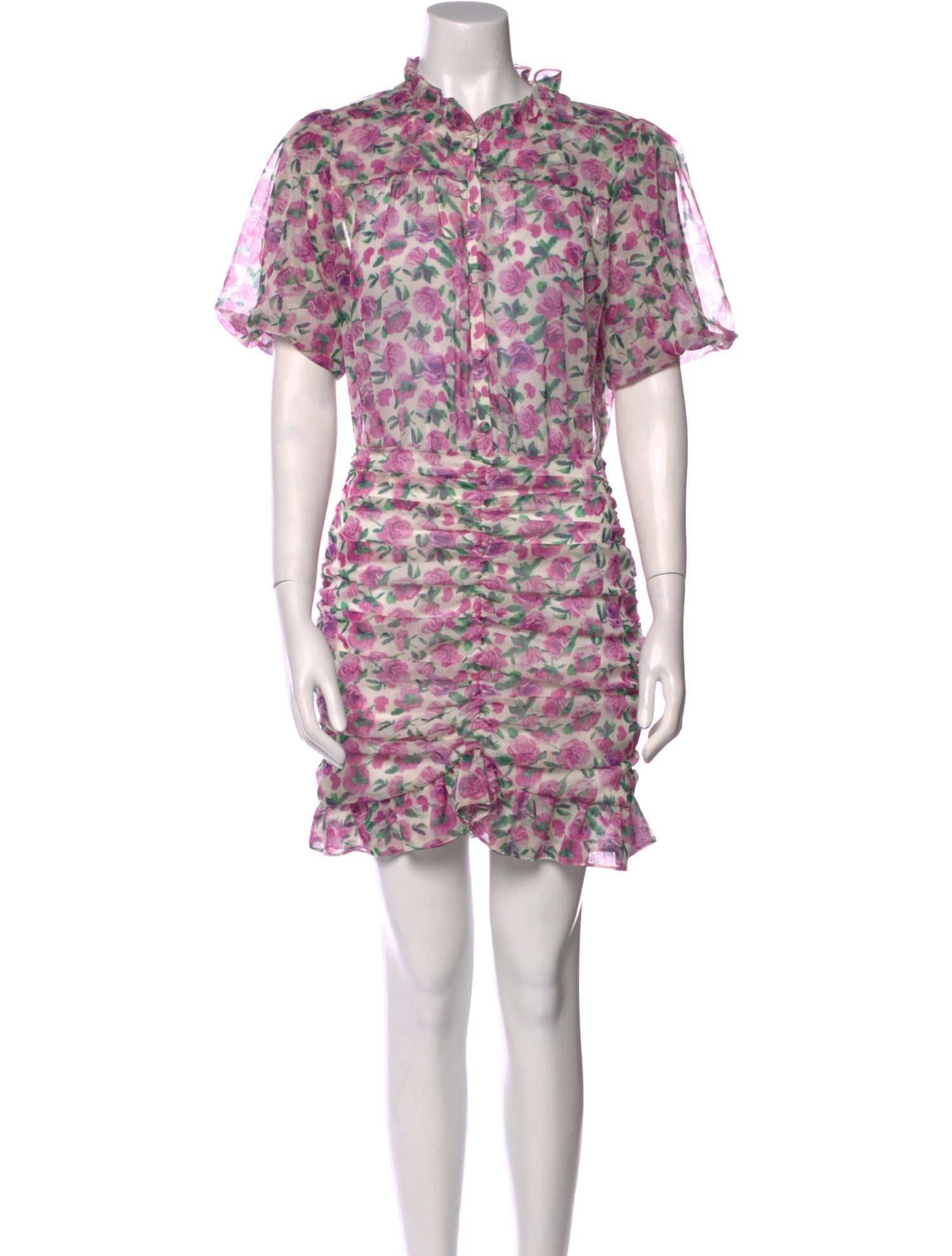 Iorane Floral Print Mini Dress