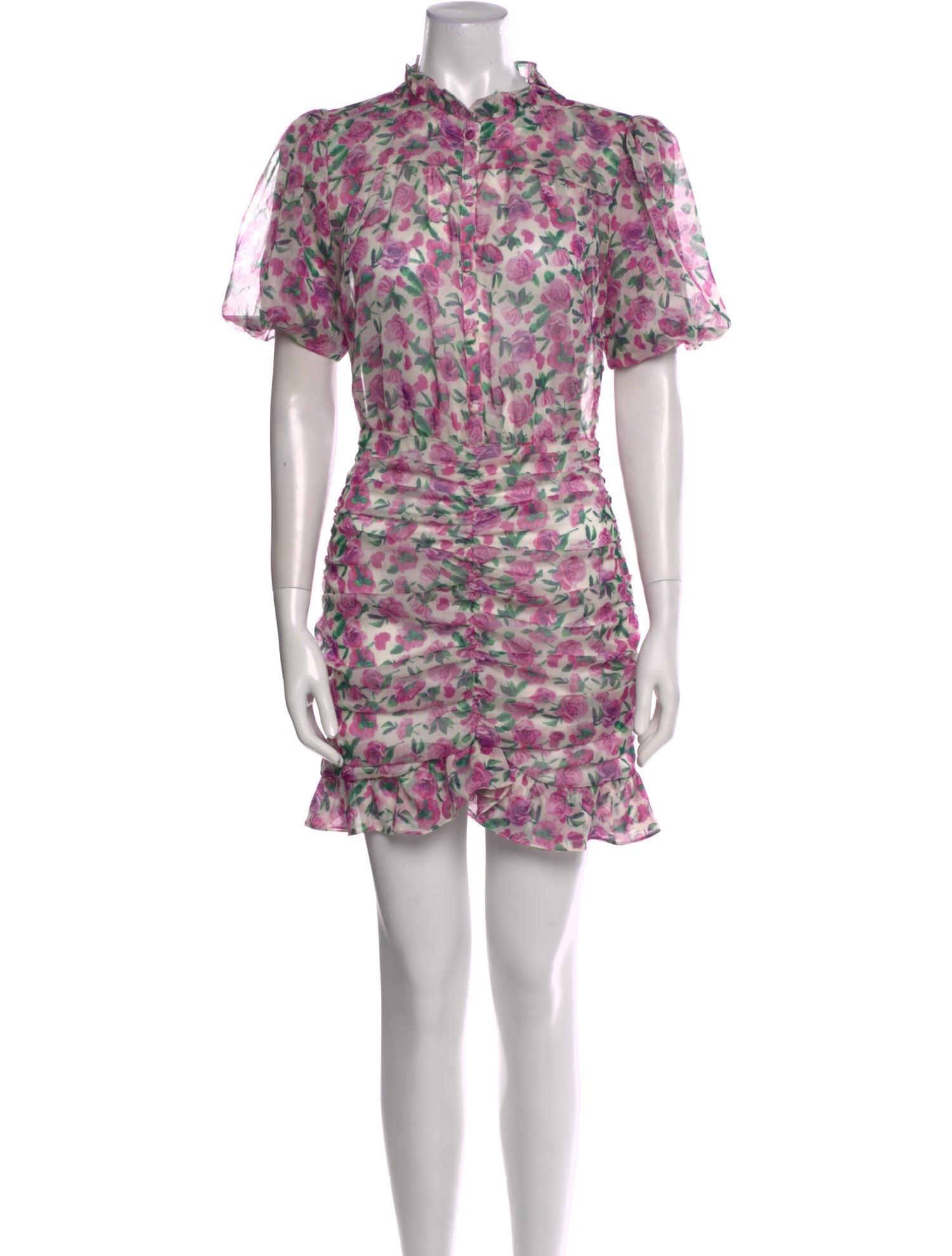Iorane Floral Print Mini Dress