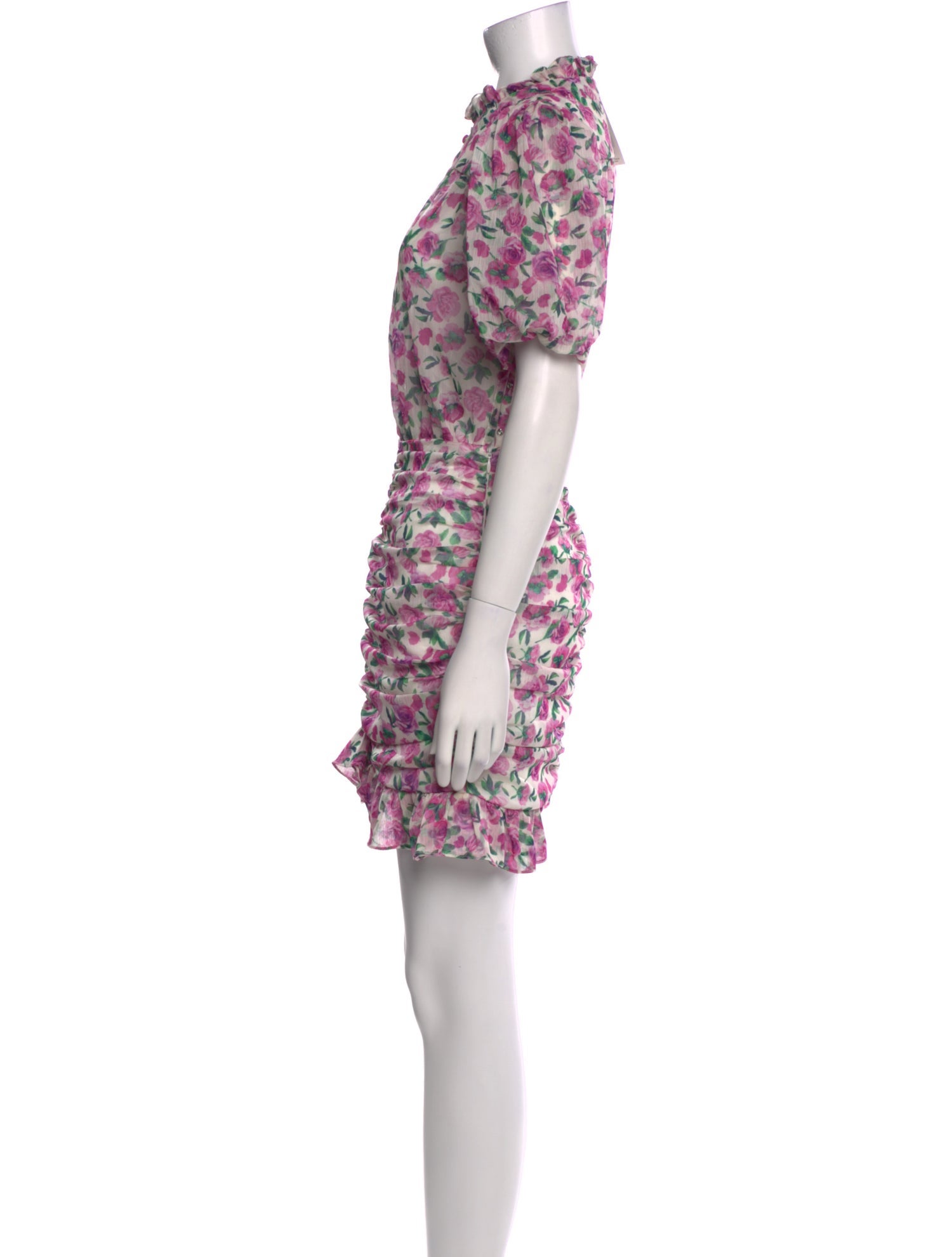 Iorane Floral Print Mini Dress