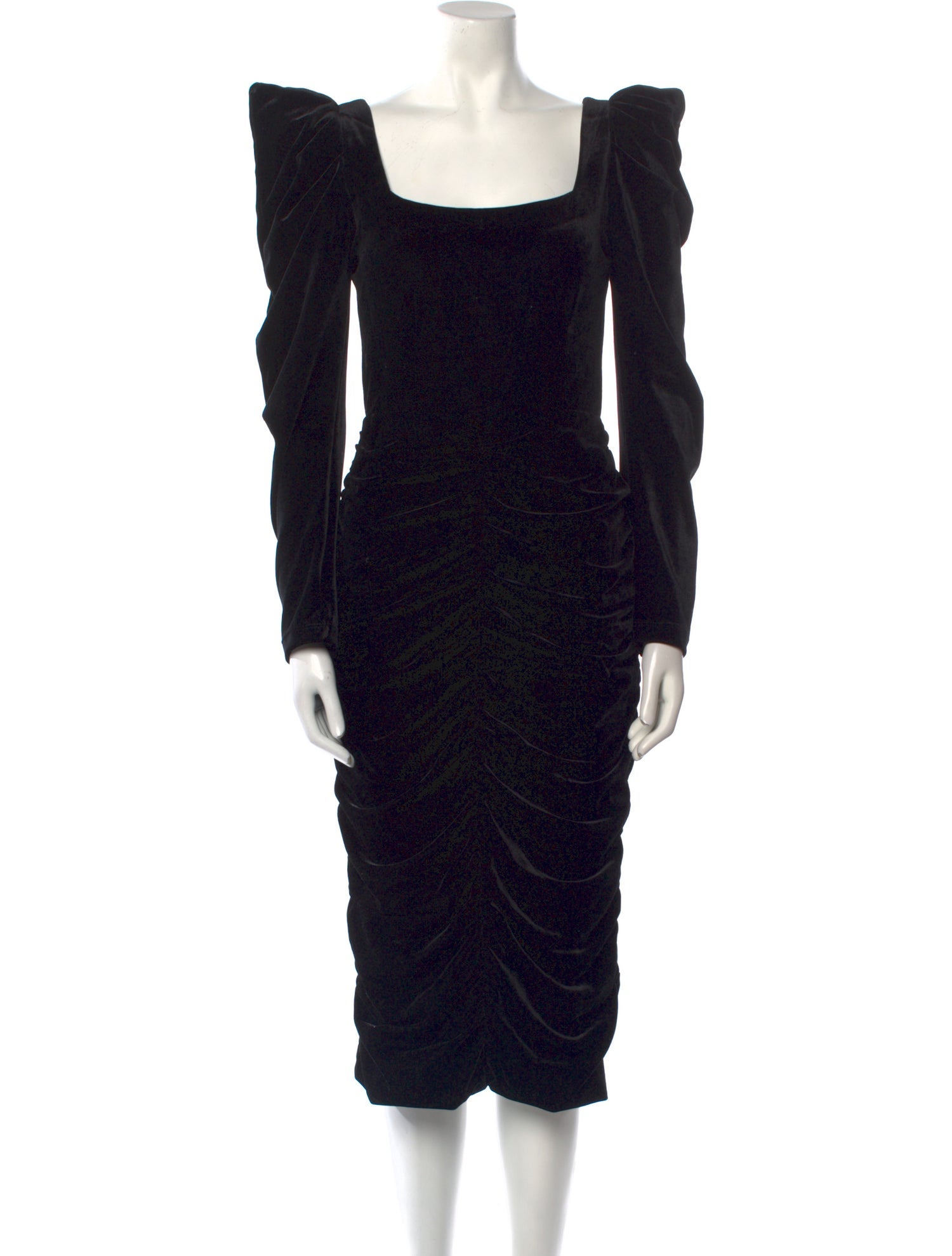 Iorane Square Neckline Midi Length Dress