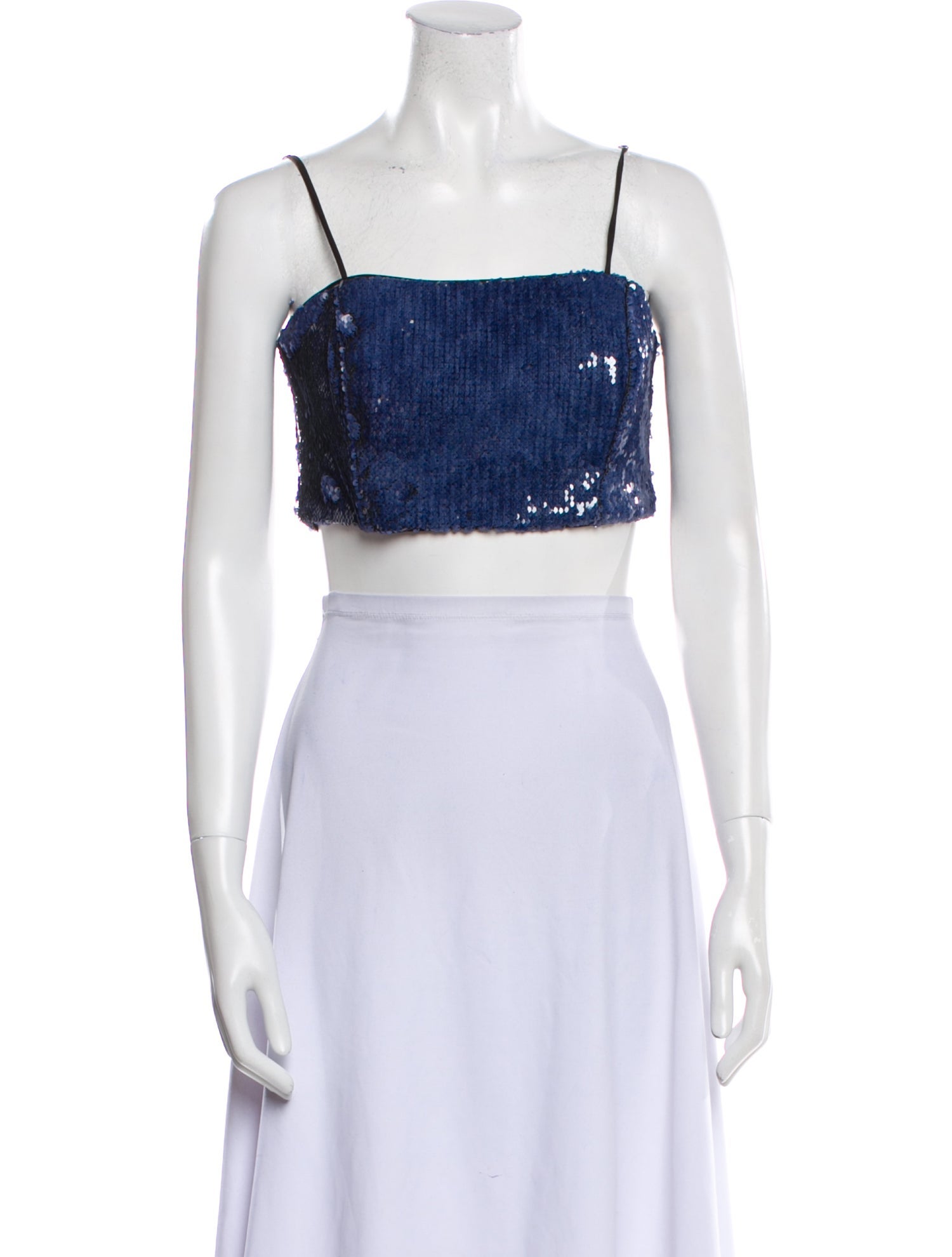 Iorane Square Neckline Sleeveless Crop Top w/ Tags