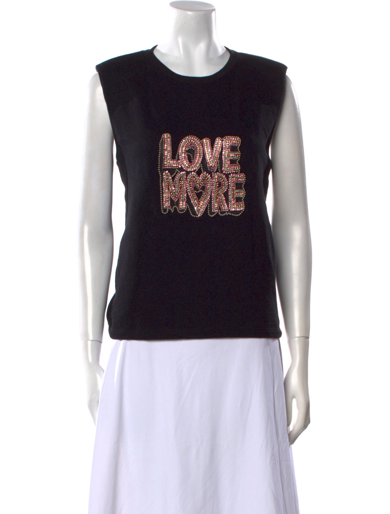 Iorane Graphic Print Crew Neck Top