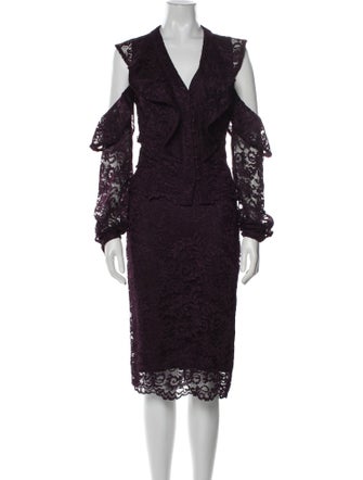 Iorane Lace Lace Pattern Skirt Set