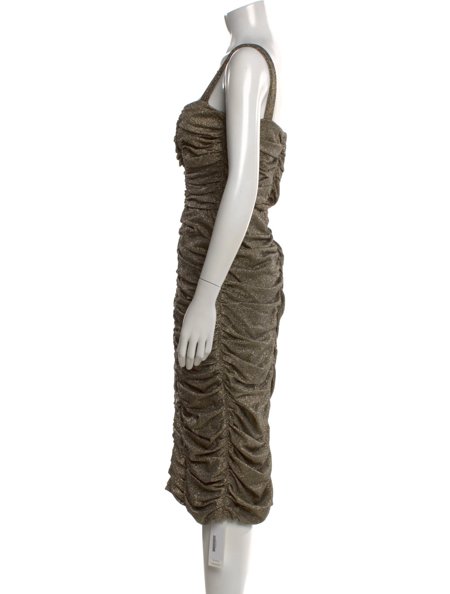 Iorane V-Neck Knee-Length Dress