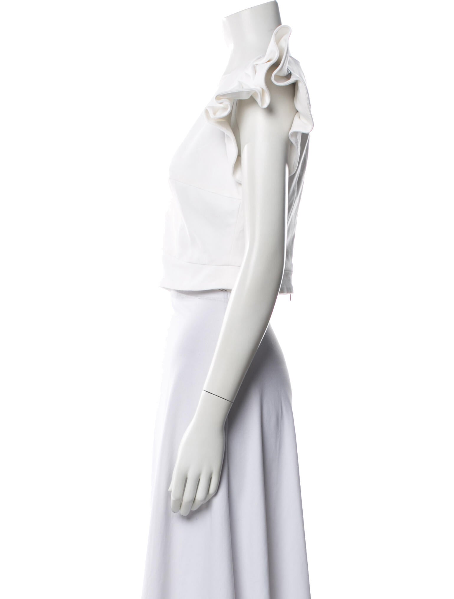 Iorane V-Neck Short Sleeve Crop Top