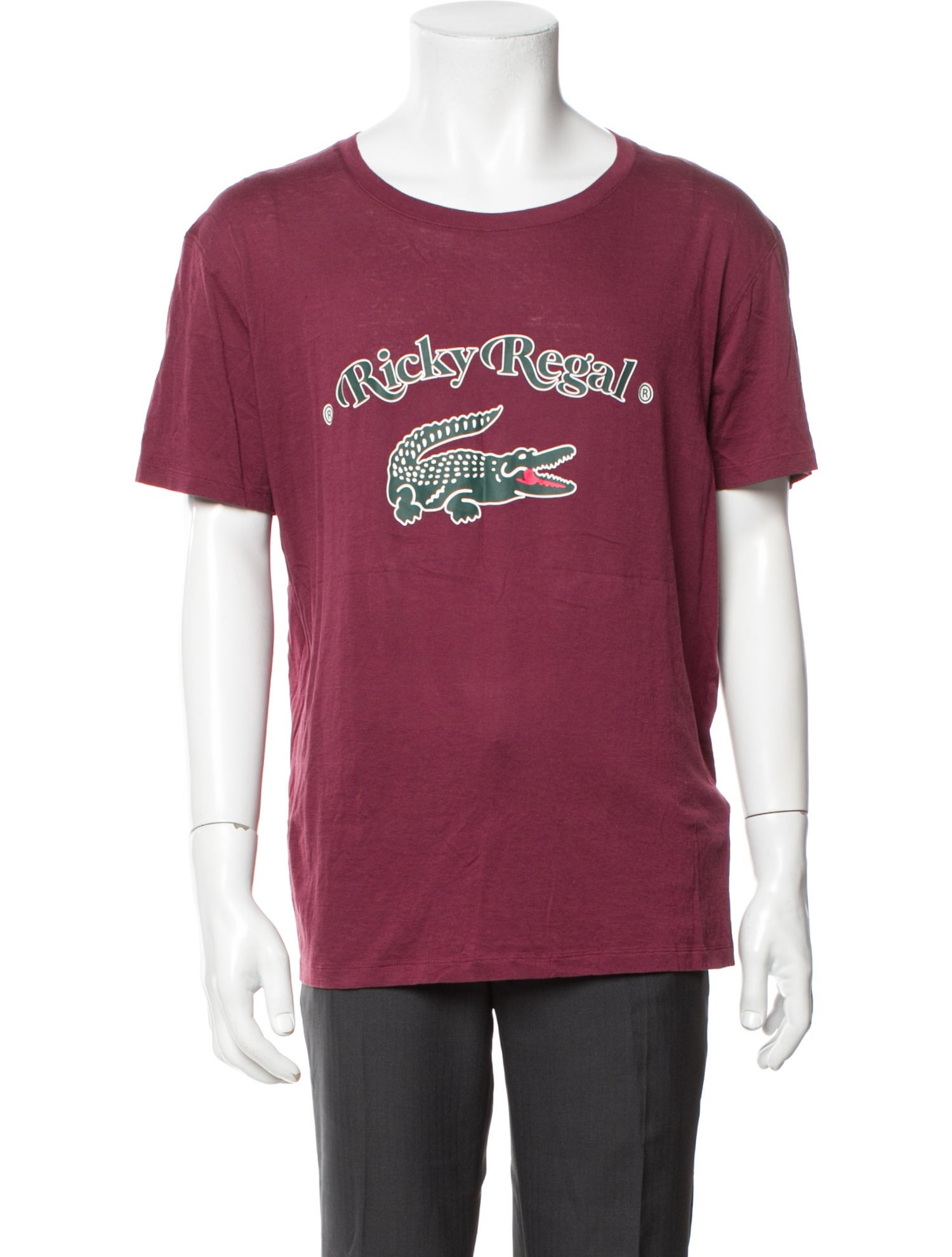 Lacoste x Ricky Regal Graphic Print Scoop Neck T-Shirt