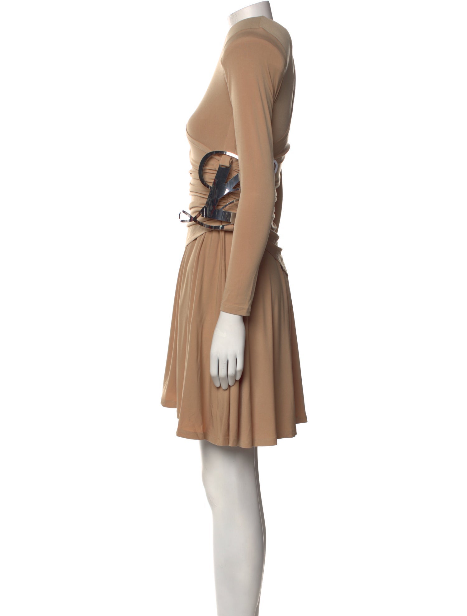 Luar Crew Neck Mini Dress