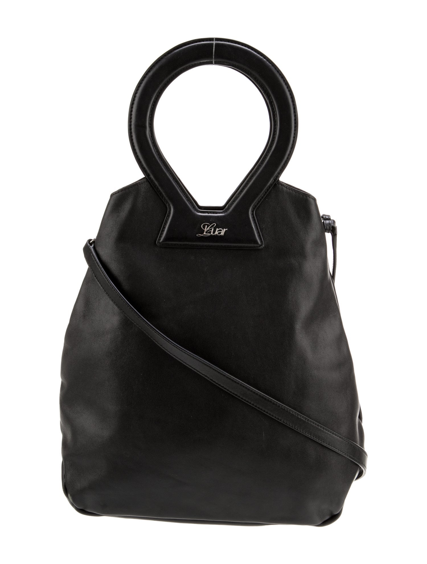 Luar Leather Top Handle Bag