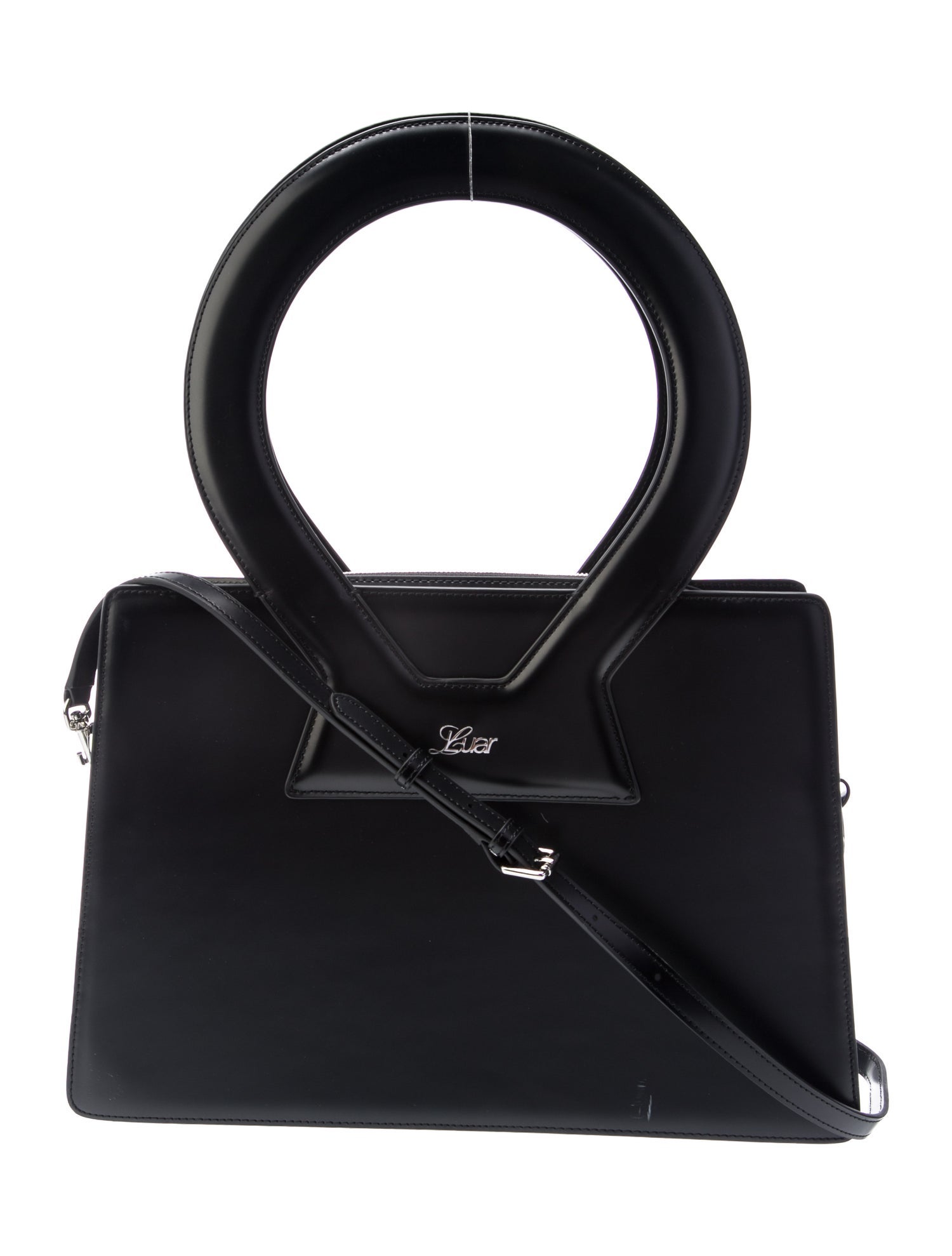 Luar Leather Top Handle Bag