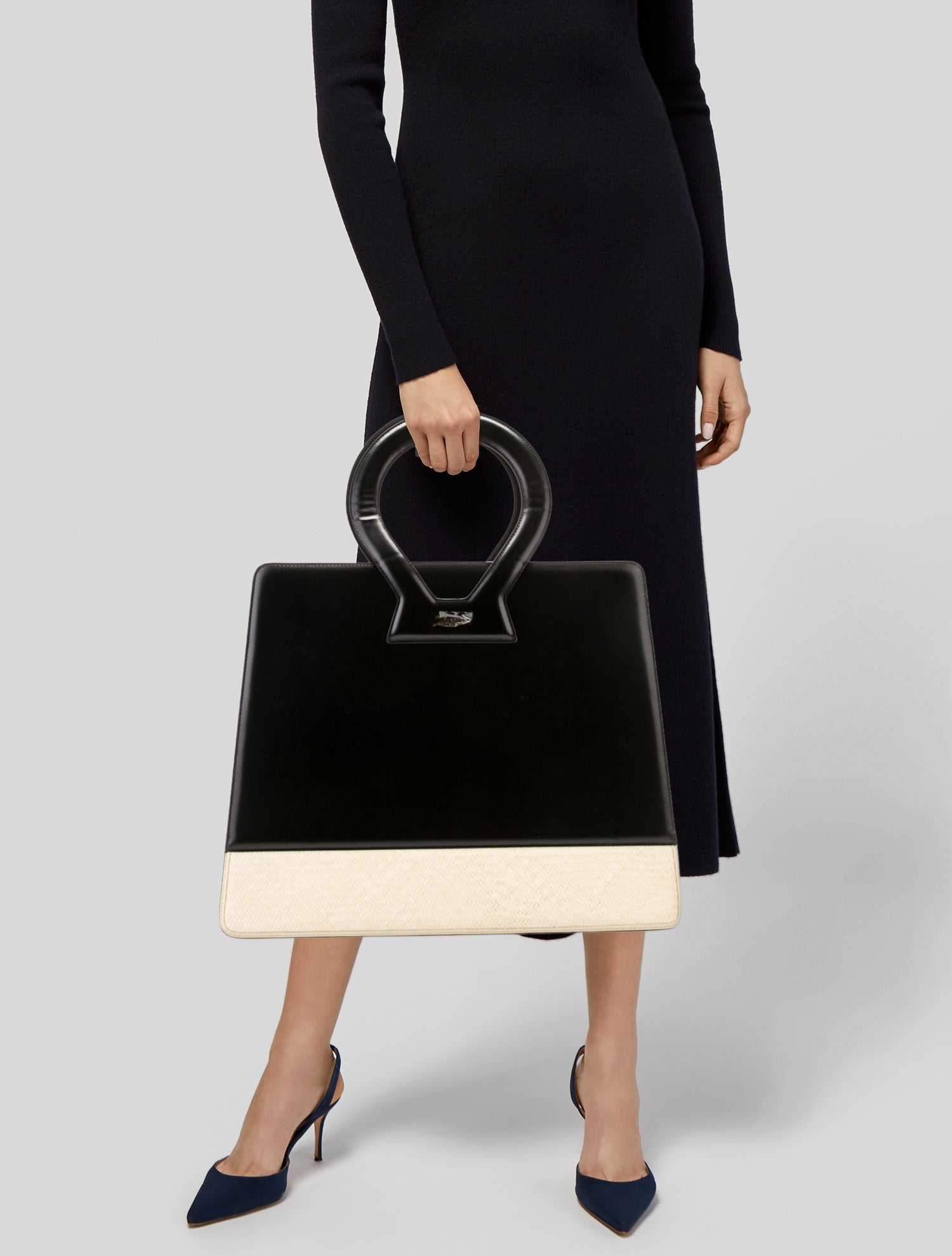 Luar Leather Top Handle Bag