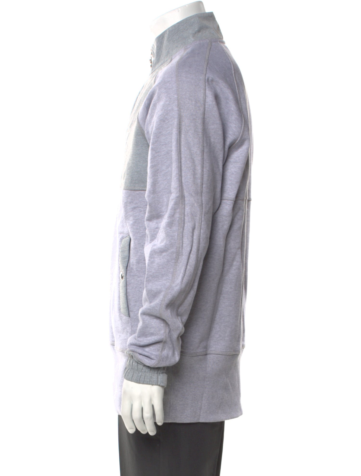 Luar Colorblock Pattern Turtleneck Sweatshirt