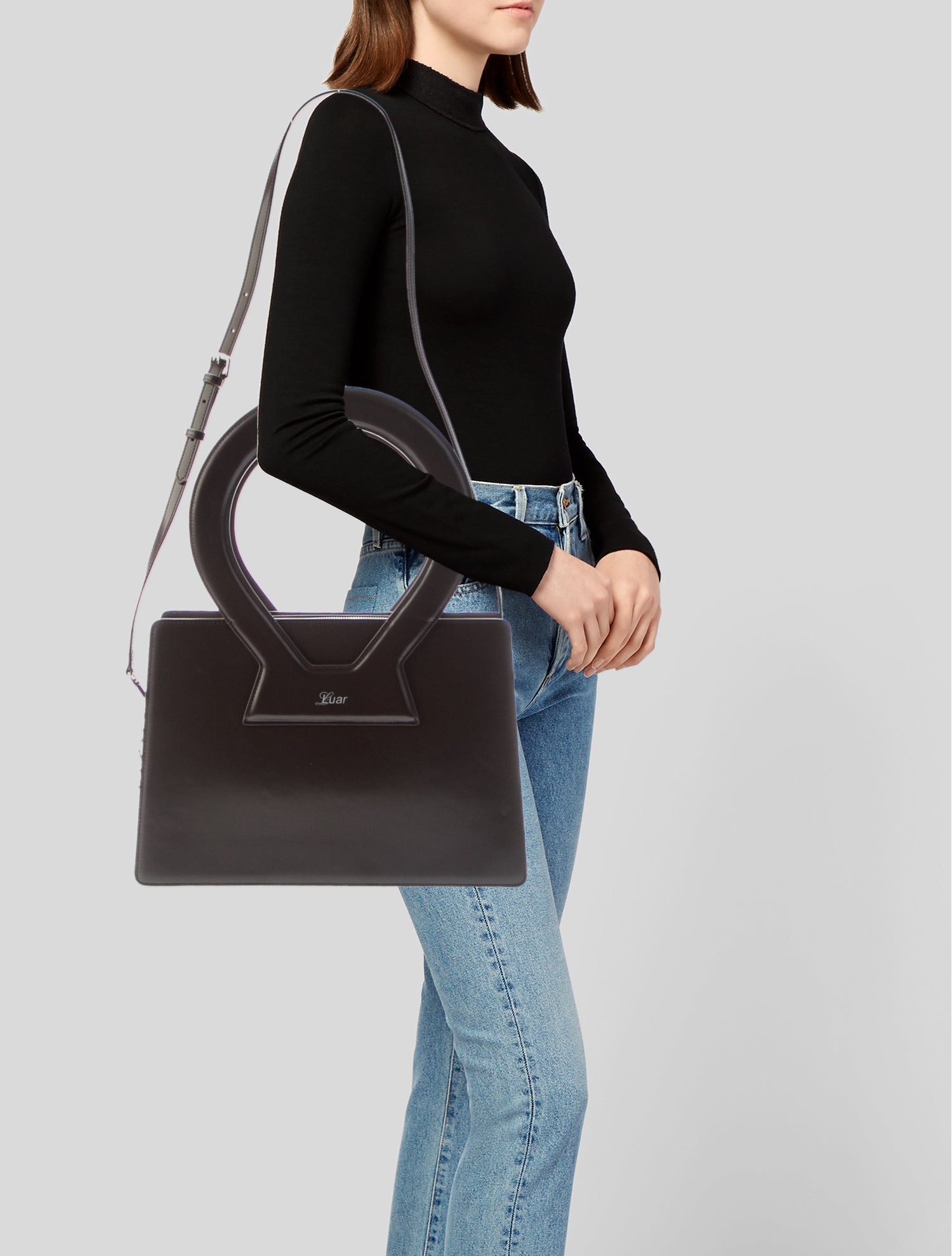 Luar Leather Shoulder Bag