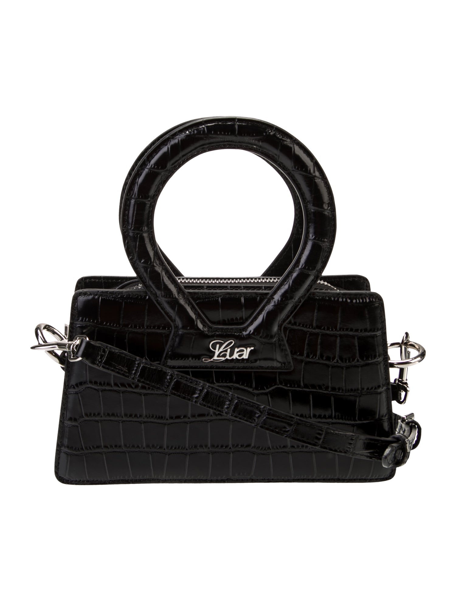 Luar Leather Top Handle Bag