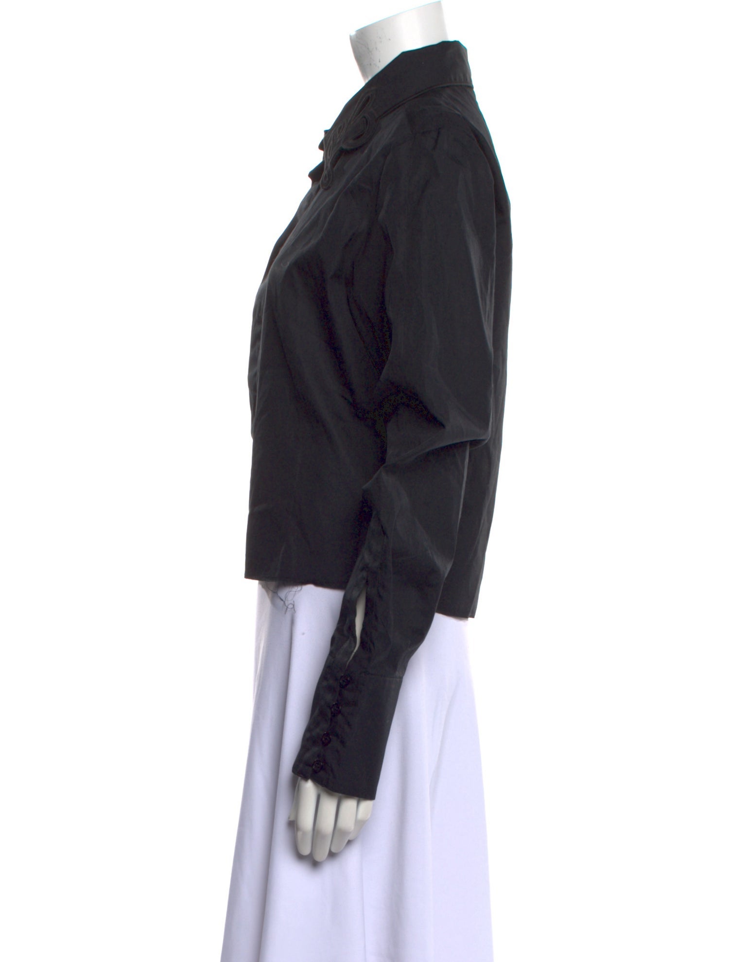 Luar Long Sleeve Button-Up Top