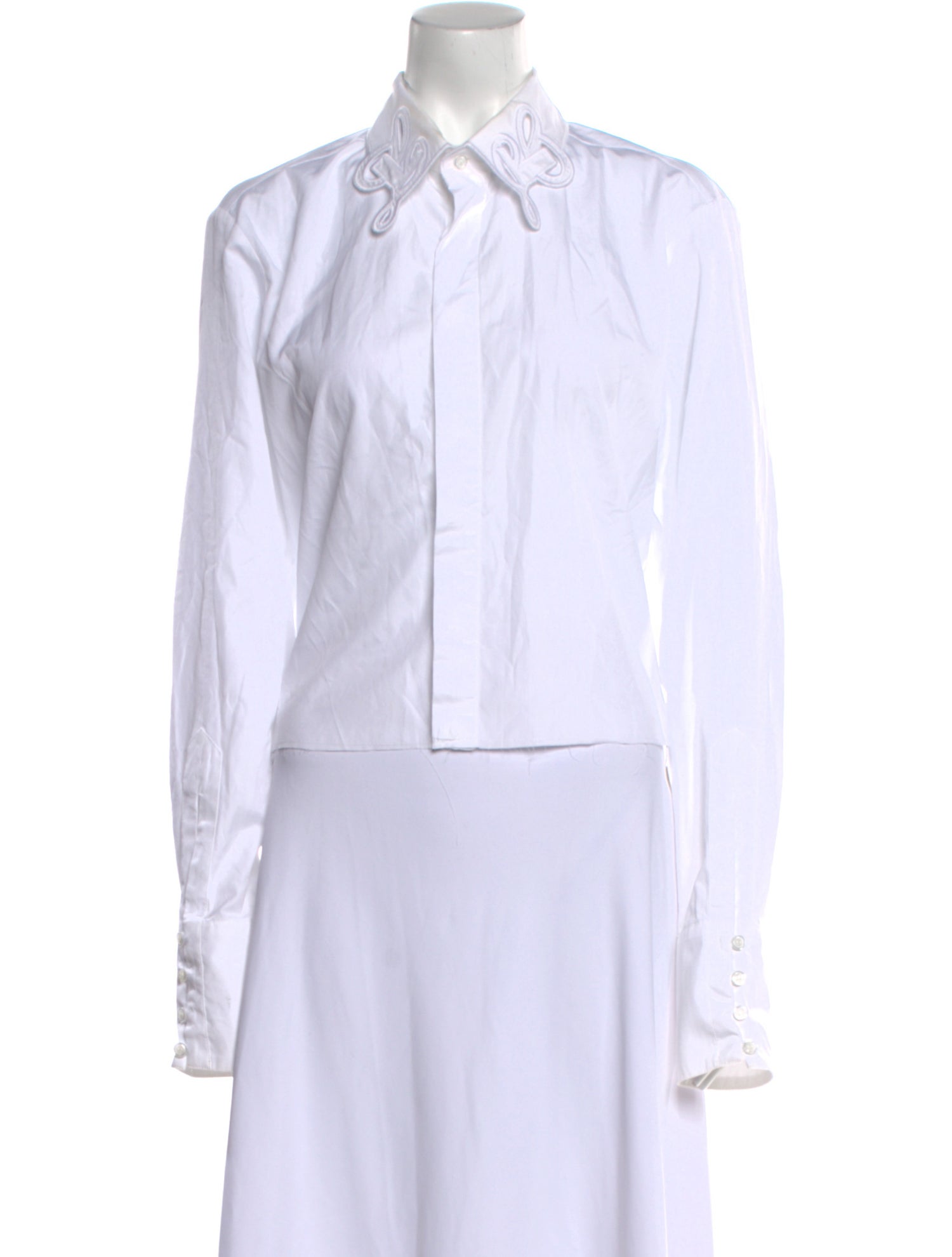 Luar Long Sleeve Button-Up Top