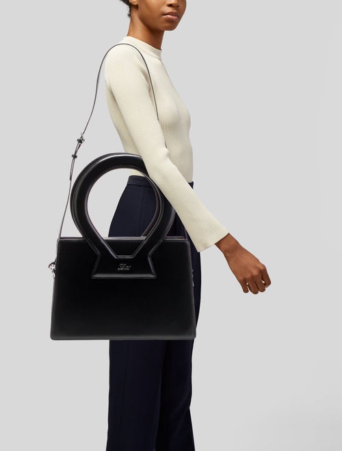 Luar Leather Top Handle Bag