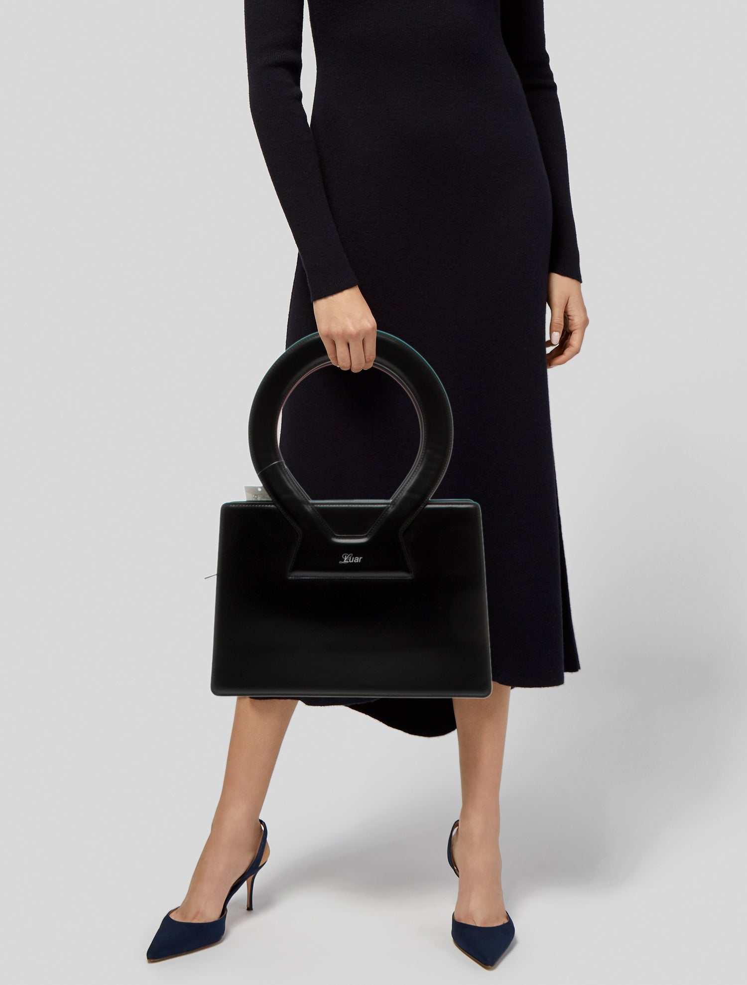 Luar Leather Top Handle Bag