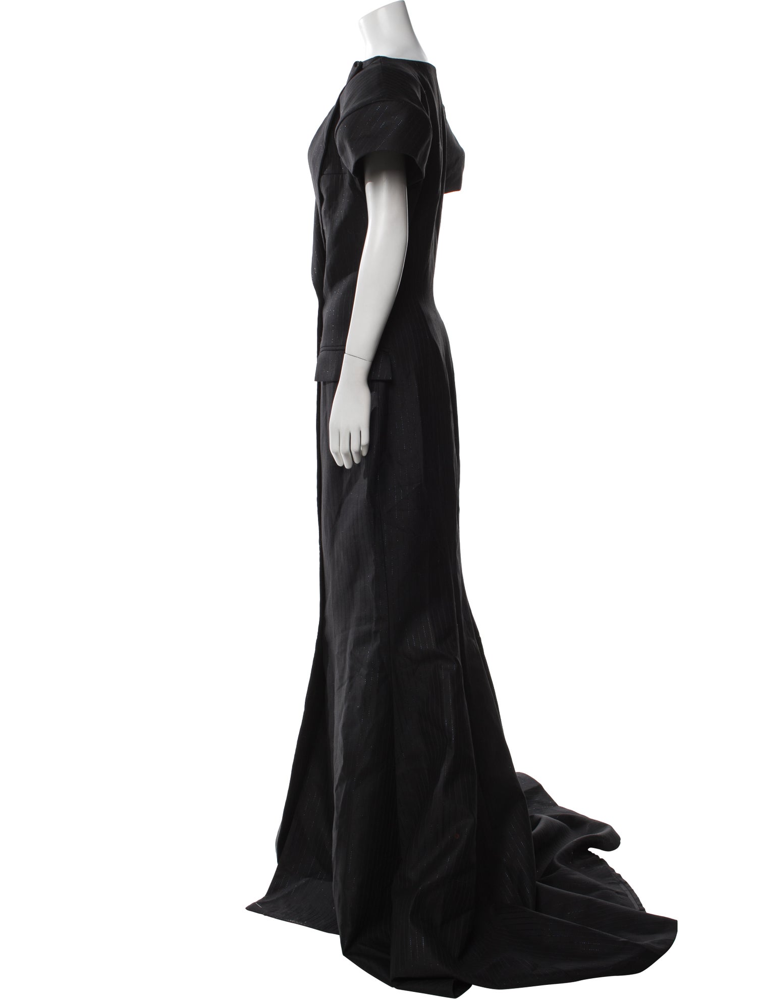 Luar V-Neck Long Dress