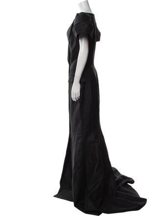 Luar V-Neck Long Dress