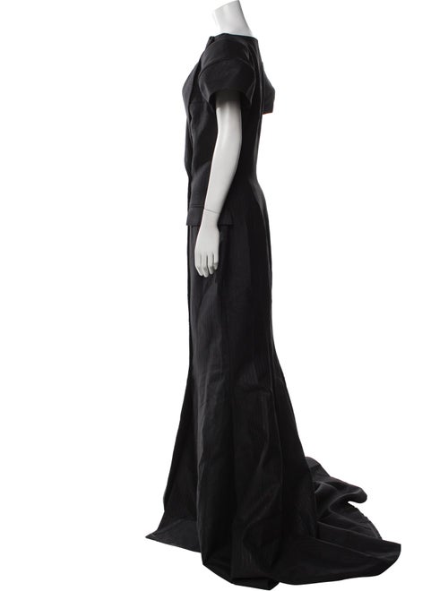 Luar V-Neck Long Dress