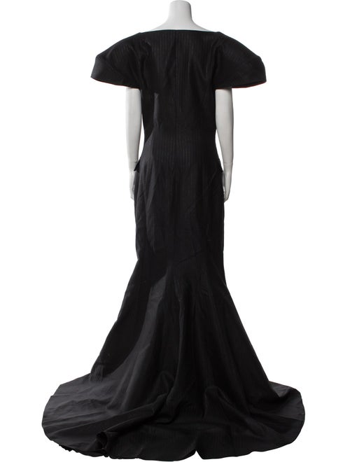 Luar V-Neck Long Dress