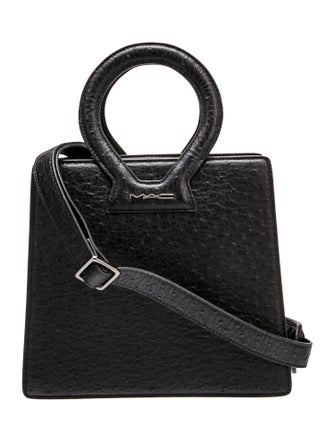 Luar Ostrich Top Handle Bag