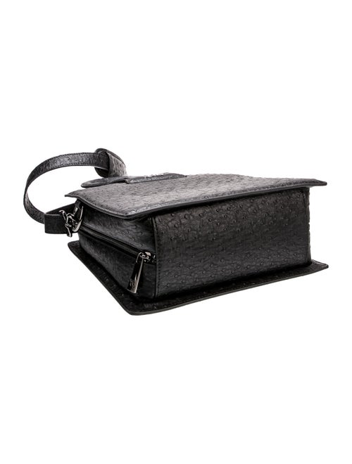 Luar Ostrich Top Handle Bag