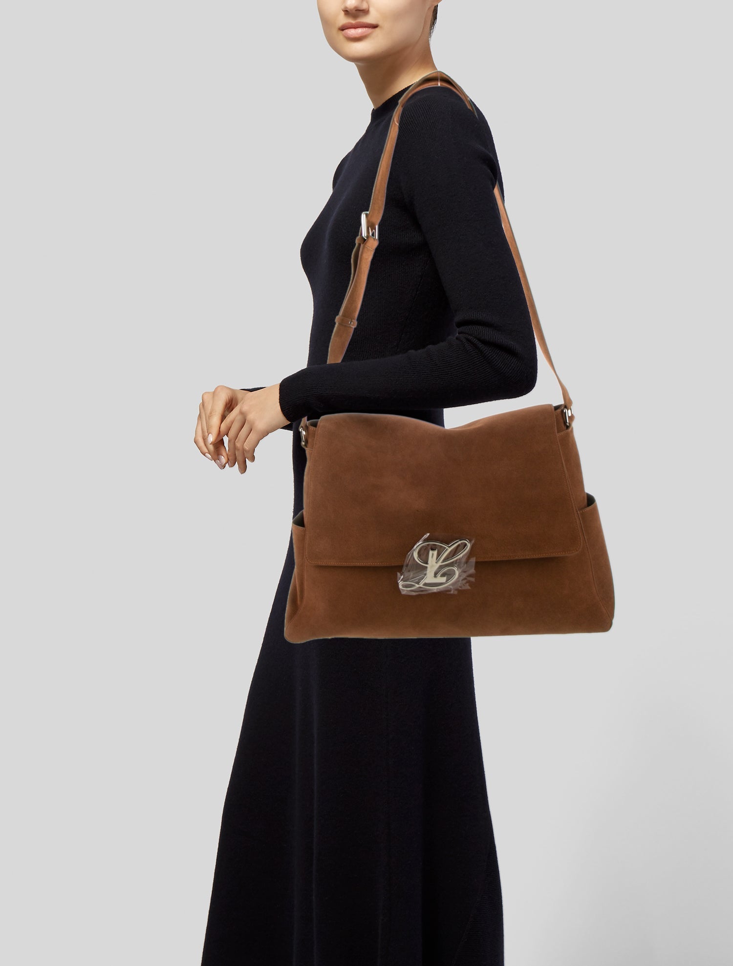 Luar Suede Messenger Bag