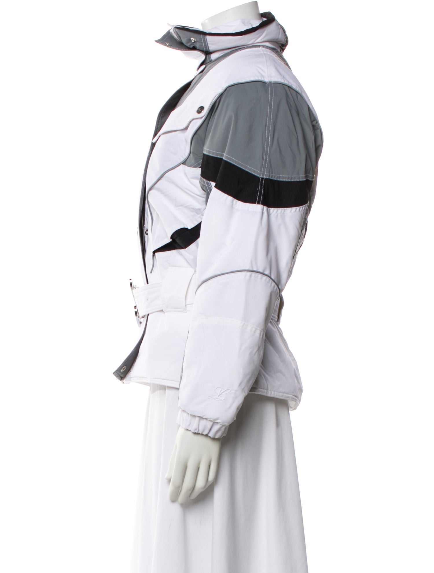 Luar Colorblock Pattern Jacket