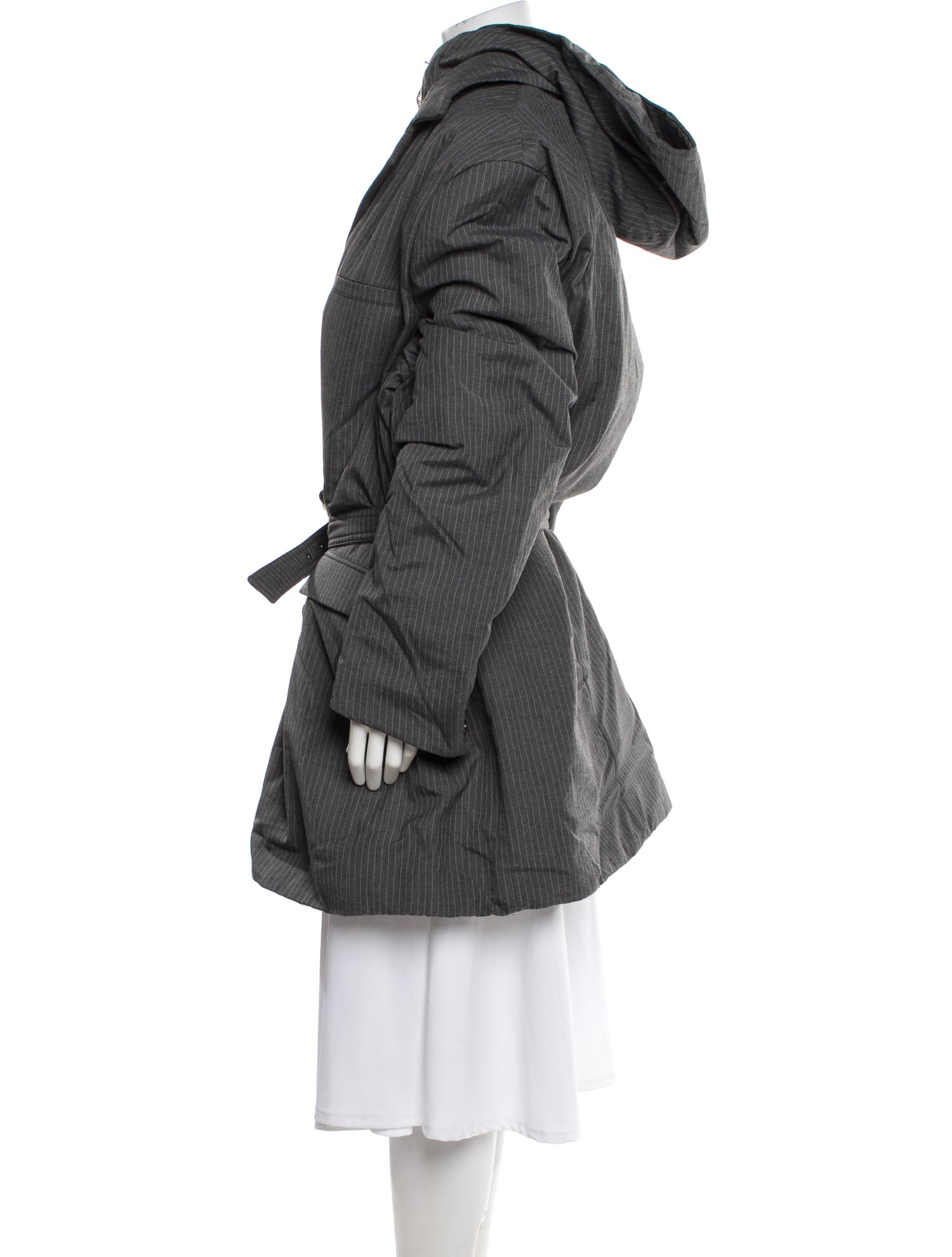 Luar Striped Puffer Coat w/ Tags