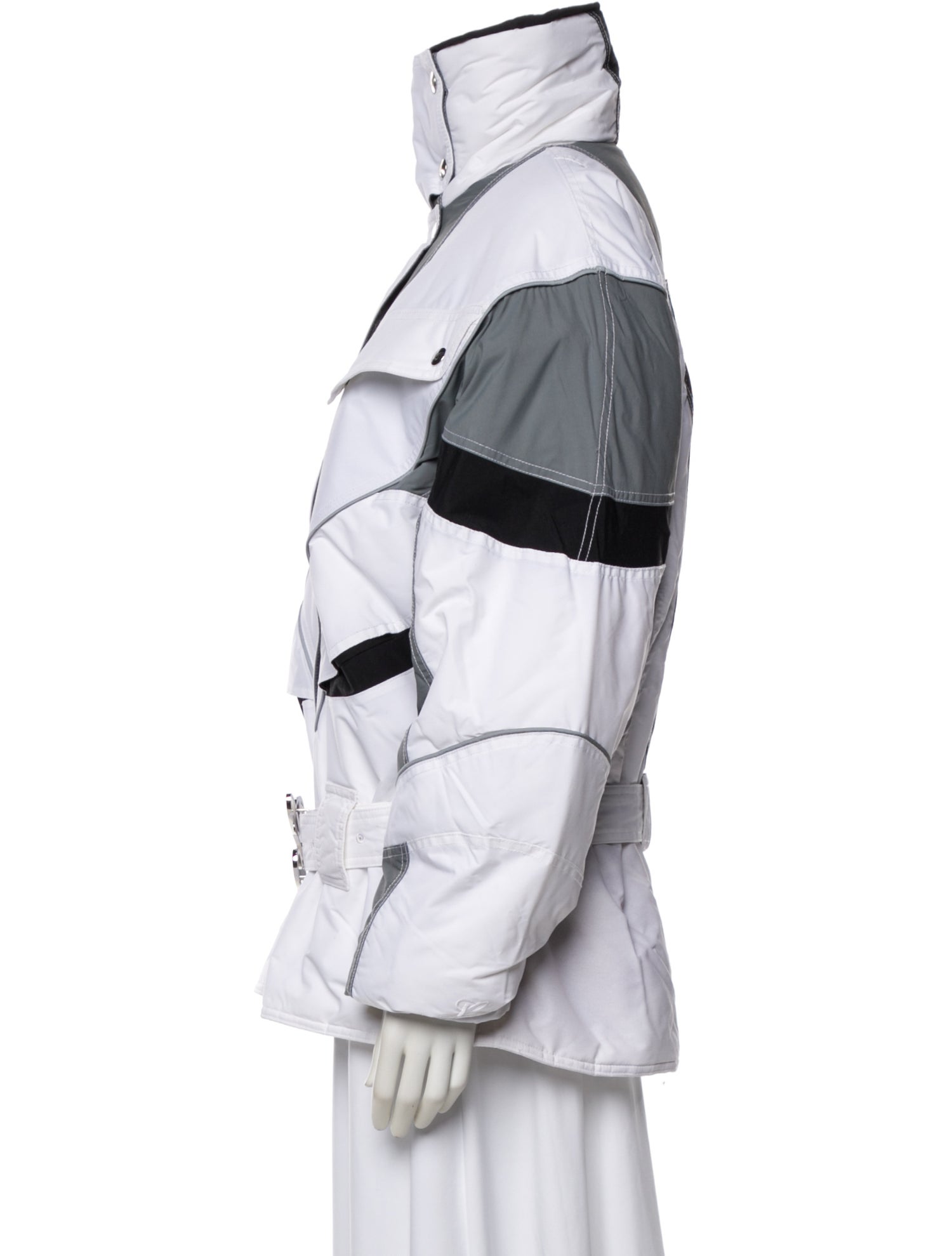 Luar Colorblock Pattern Jacket