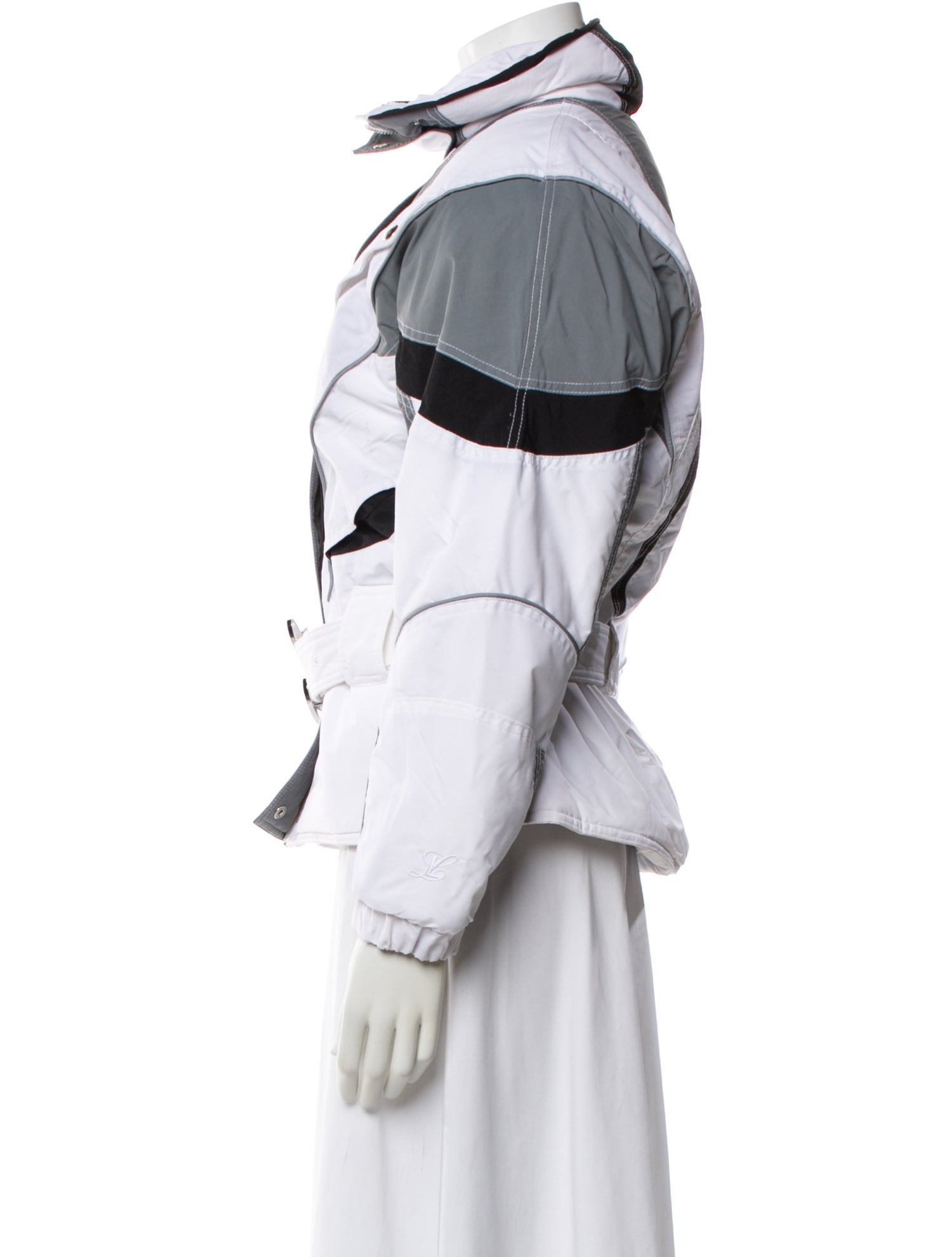 Luar Colorblock Pattern Jacket