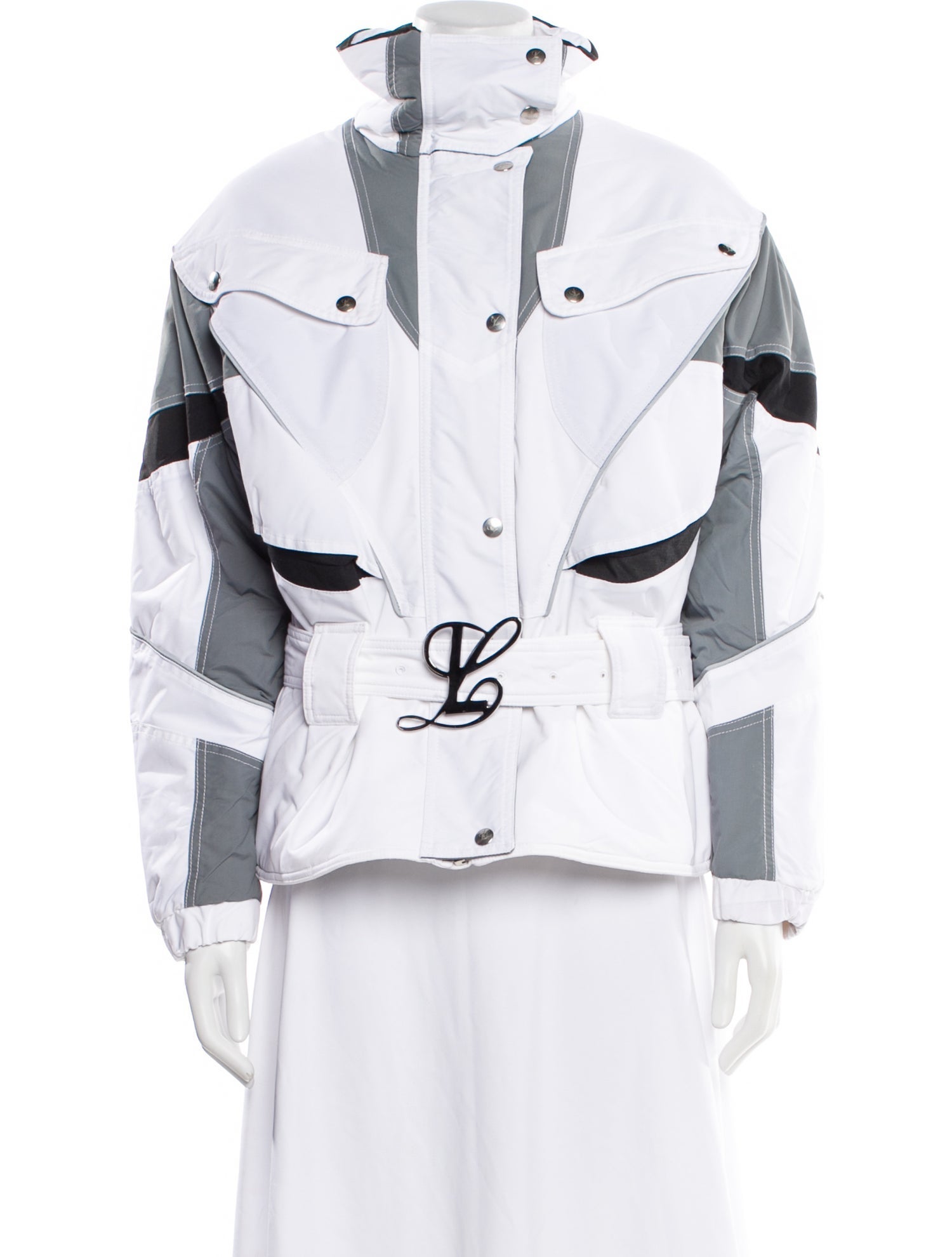 Luar Colorblock Pattern Jacket
