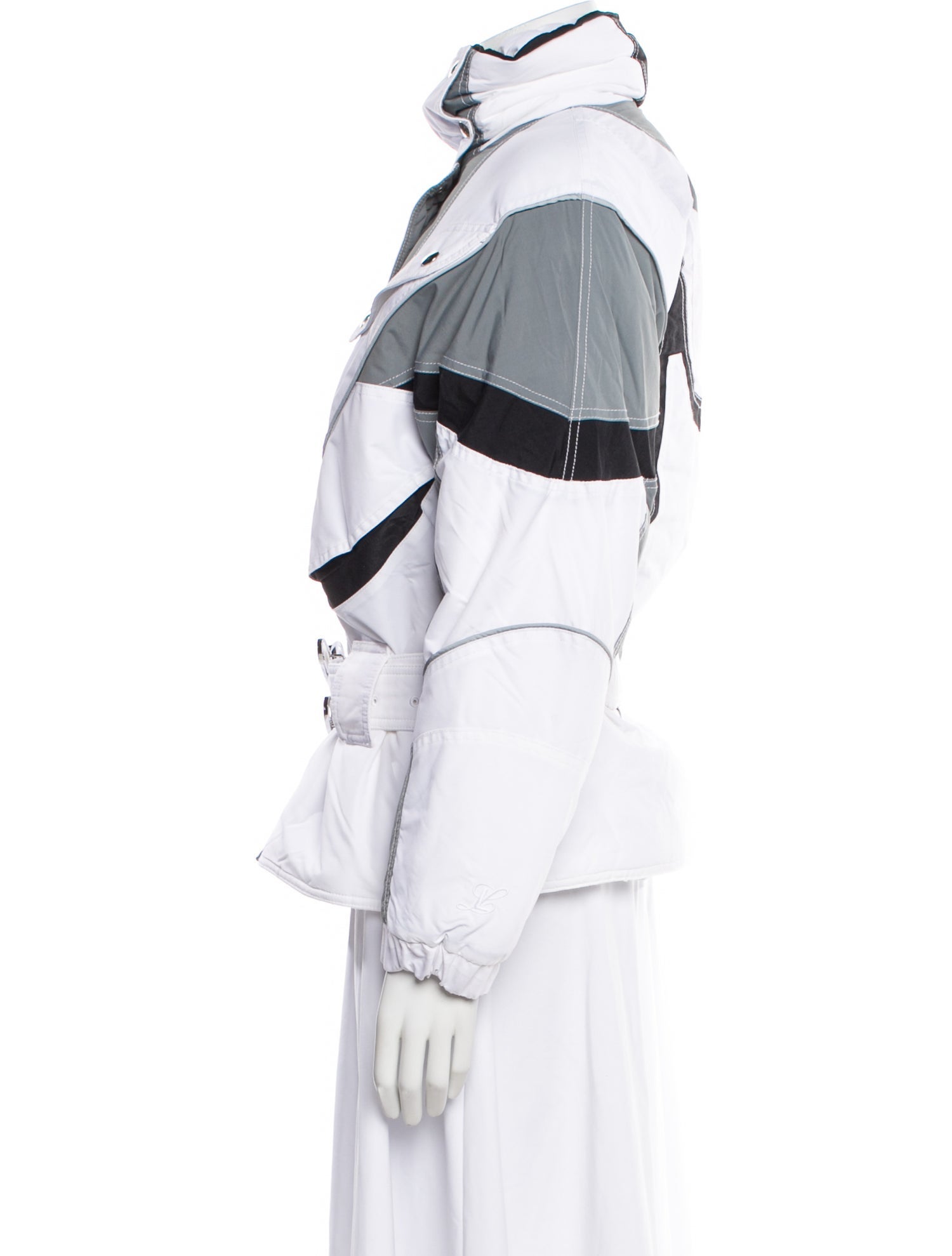 Luar Colorblock Pattern Jacket