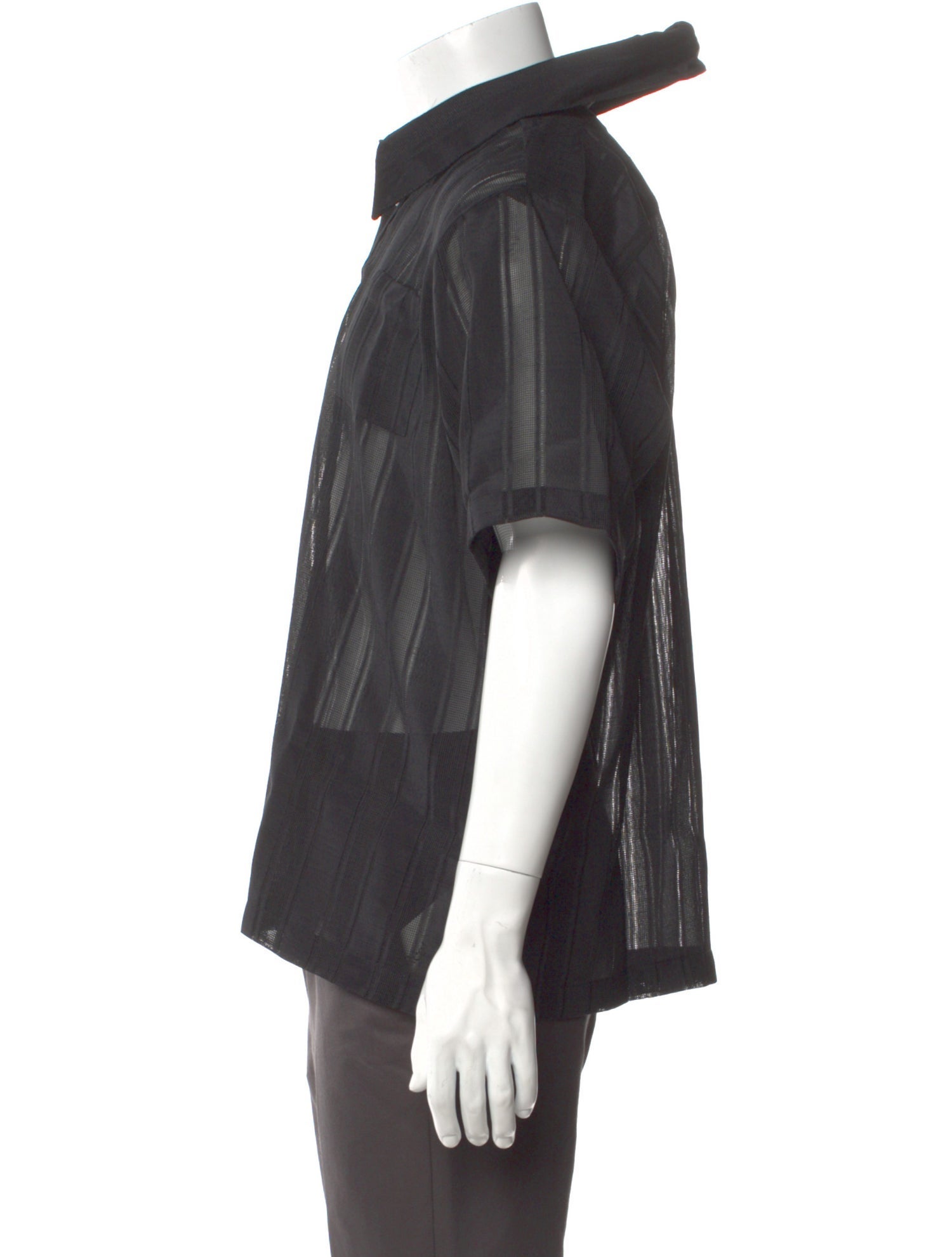 Luar Striped Collar Polo Shirt