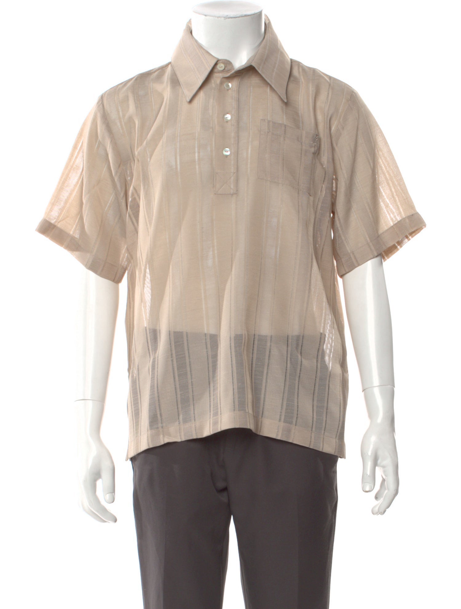 Luar Collar Short Sleeve Pullover