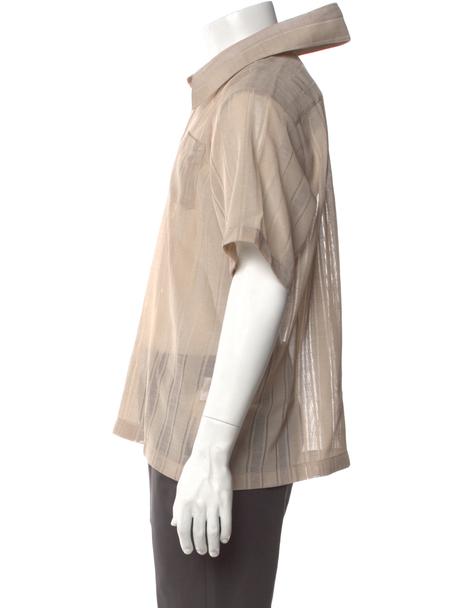 Luar Collar Short Sleeve Pullover