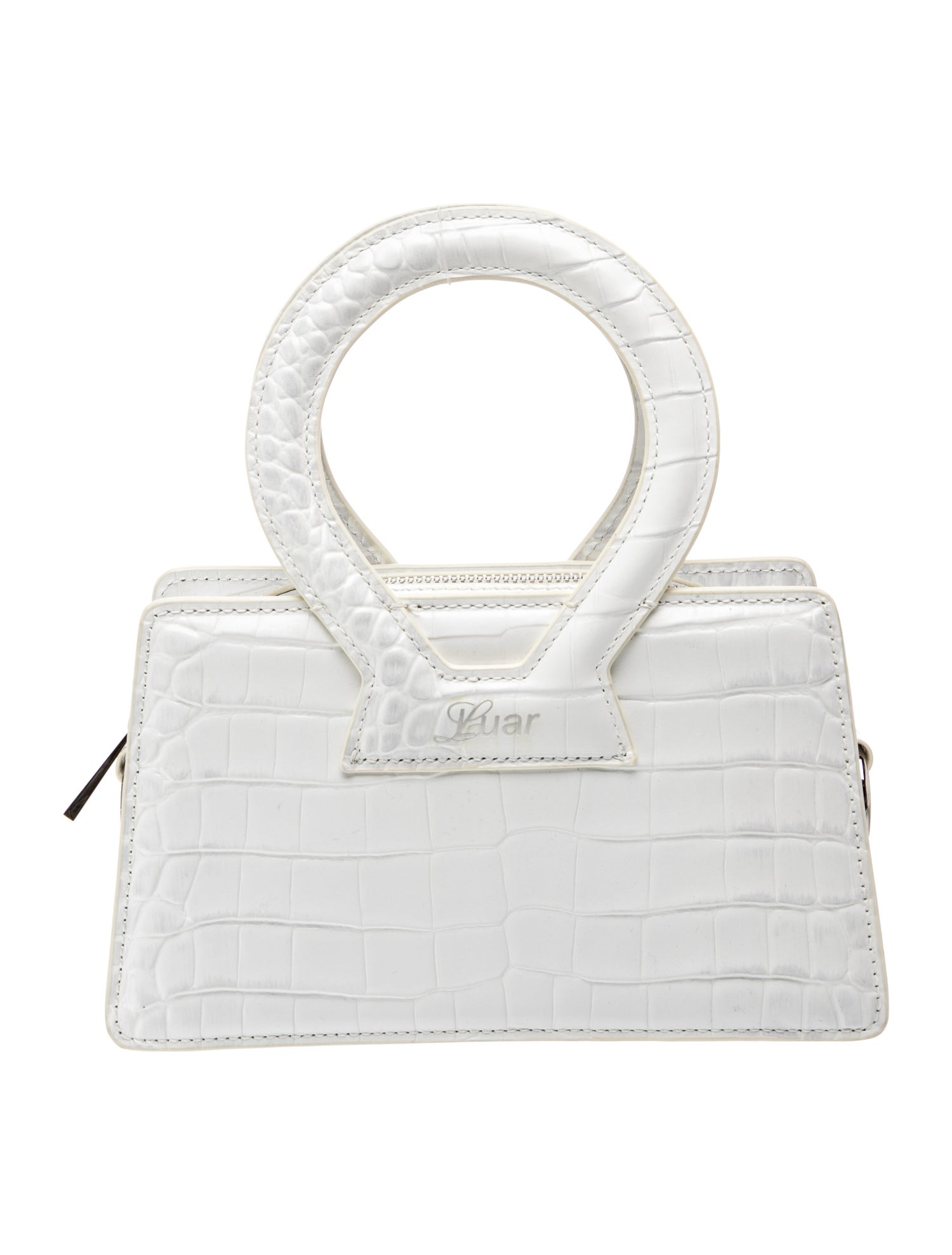 Luar Leather Top Handle Bag