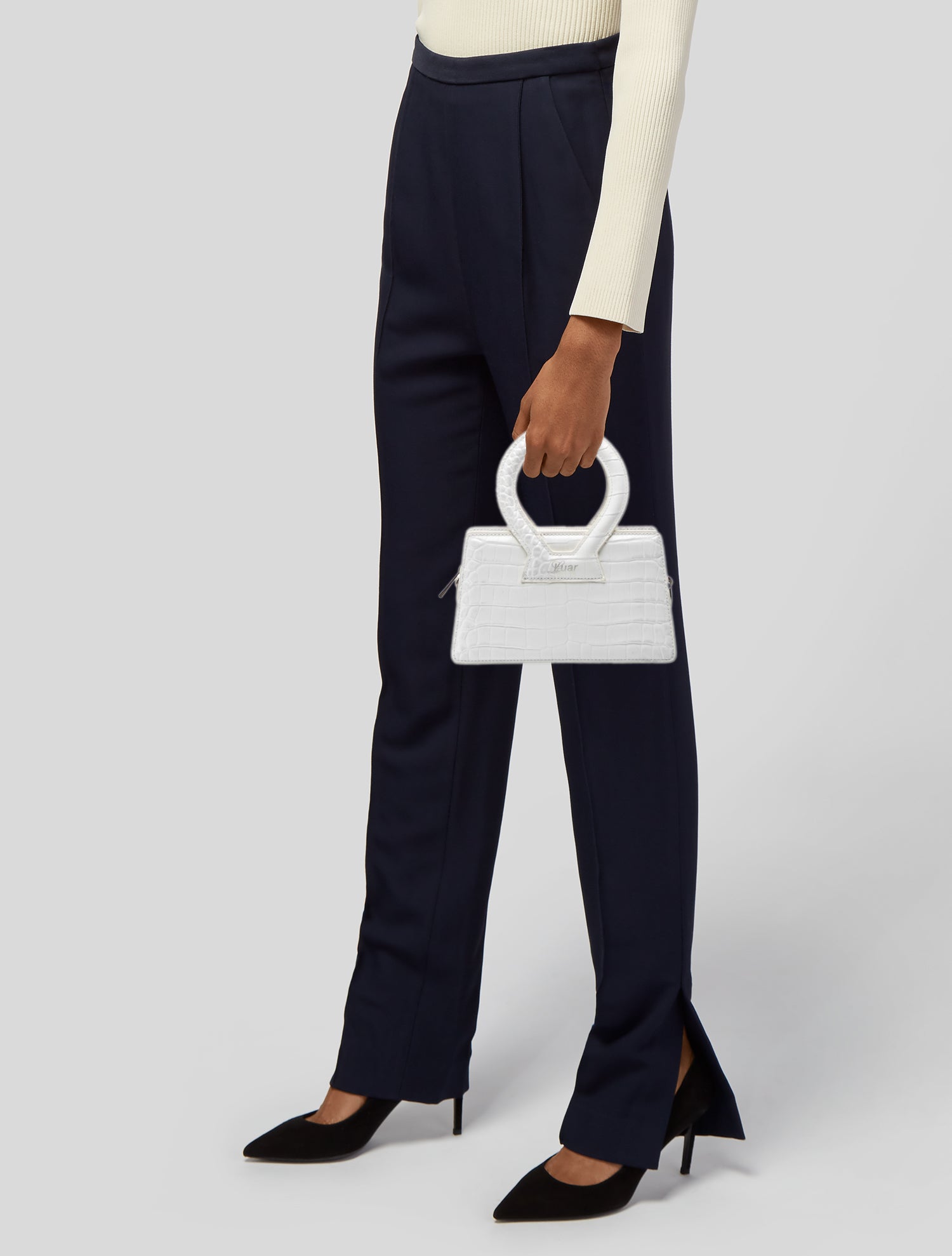 Luar Leather Top Handle Bag