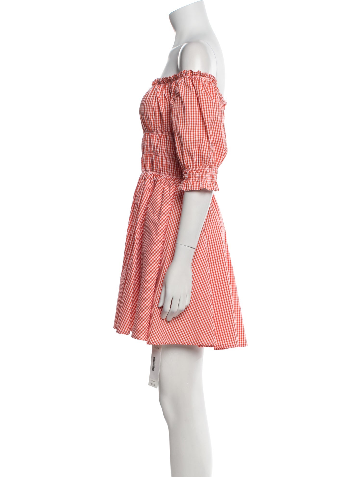 La Semaine Plaid Print Mini Dress