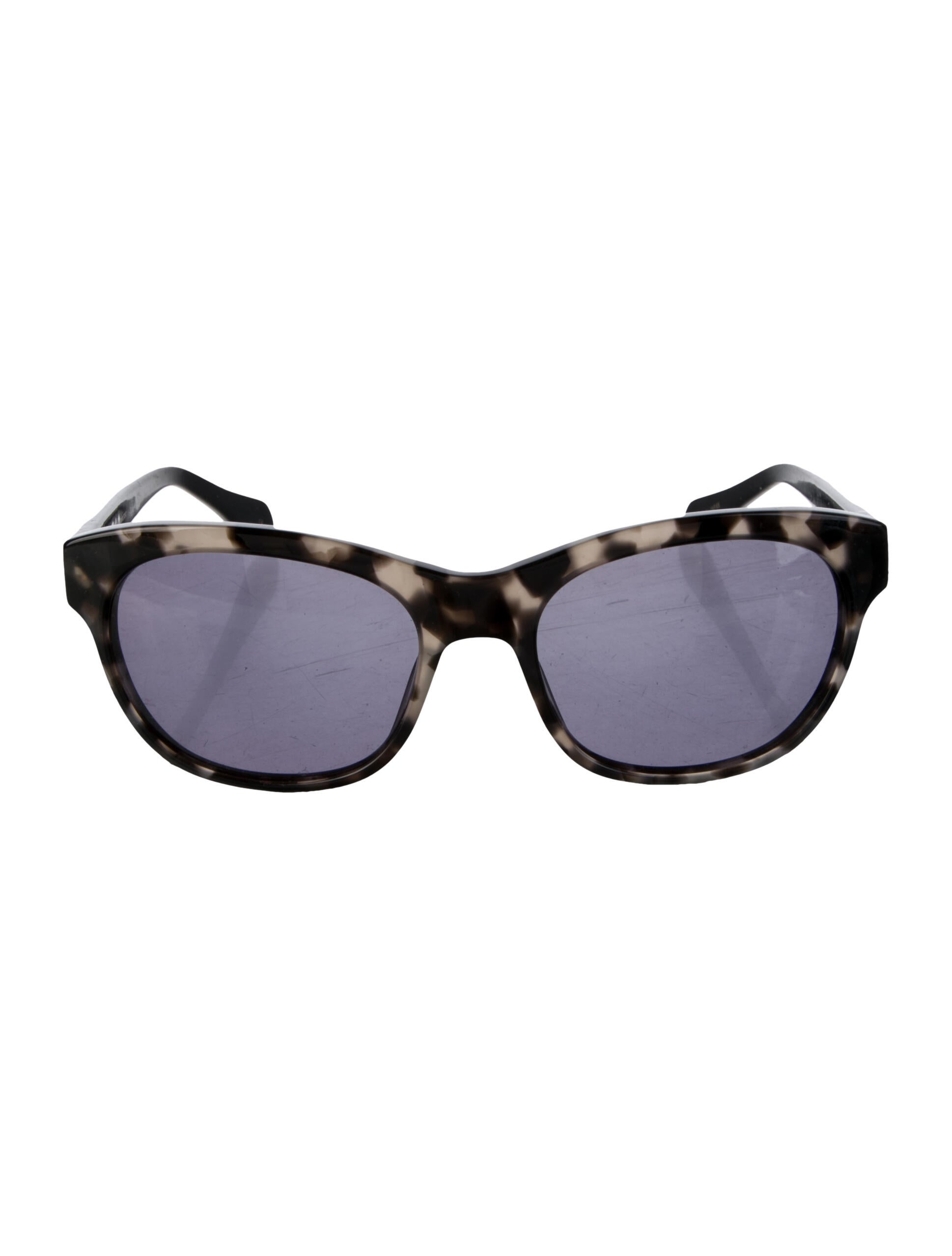 Loree Rodkin x Sama Eyewear Square Tinted Sunglasses