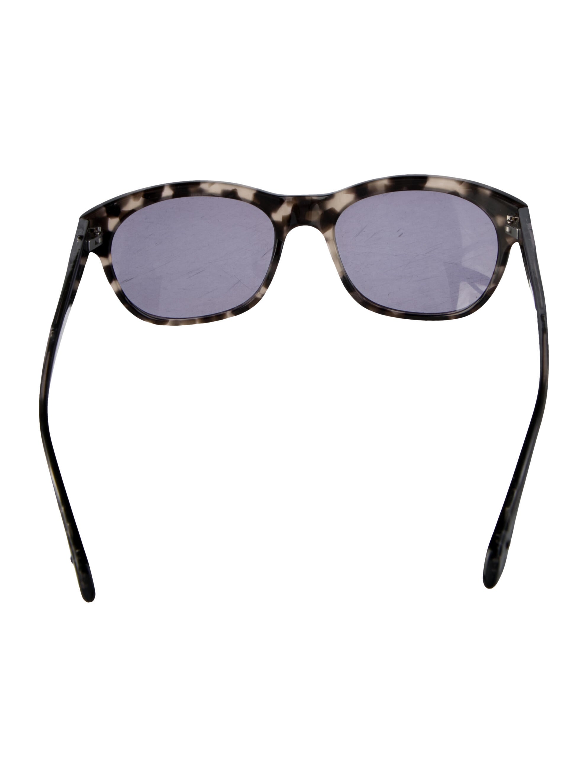 Loree Rodkin x Sama Eyewear Square Tinted Sunglasses