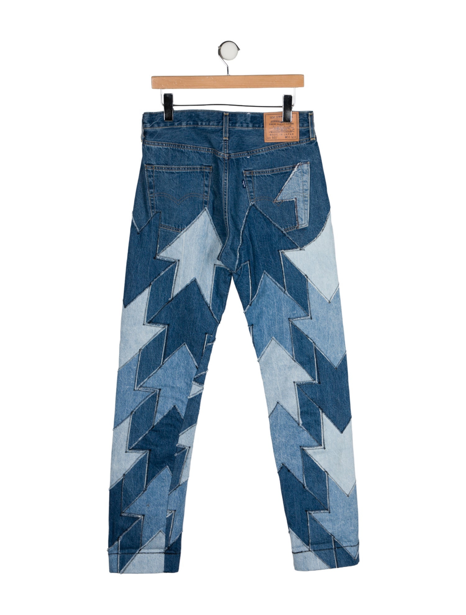 Levi Strauss Pieced Mix Wash Skinny Jeans