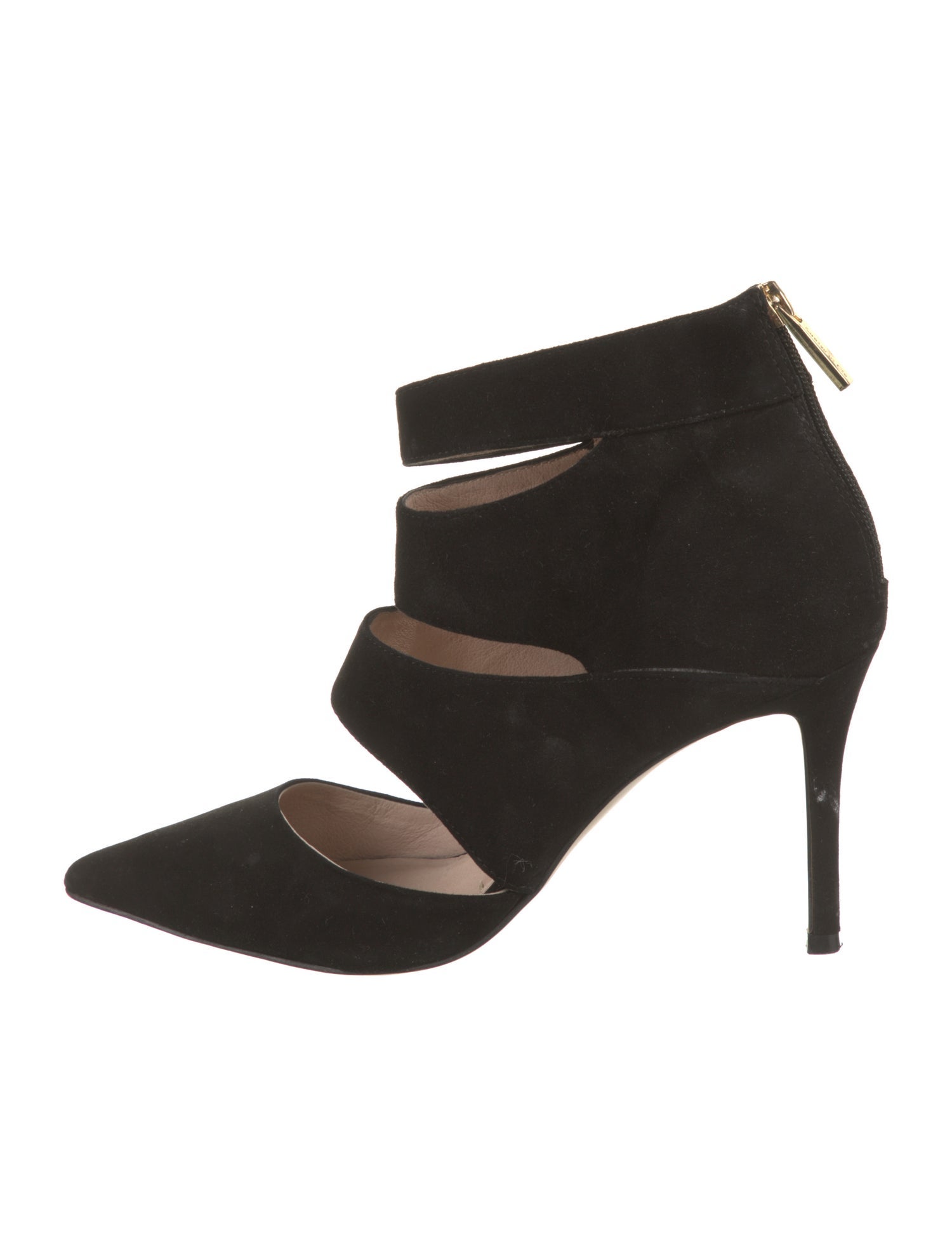 Louise et Cie Suede Cutout Accent D'Orsay Pumps