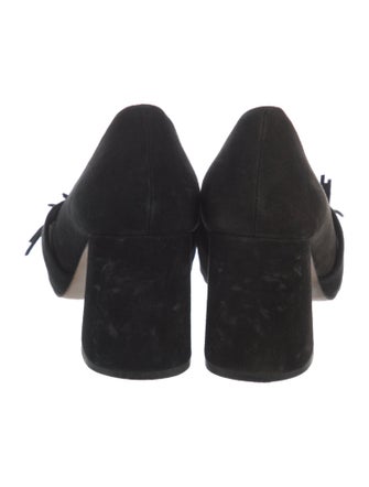 Louise et Cie Suede Fringe Trim Accent Pumps