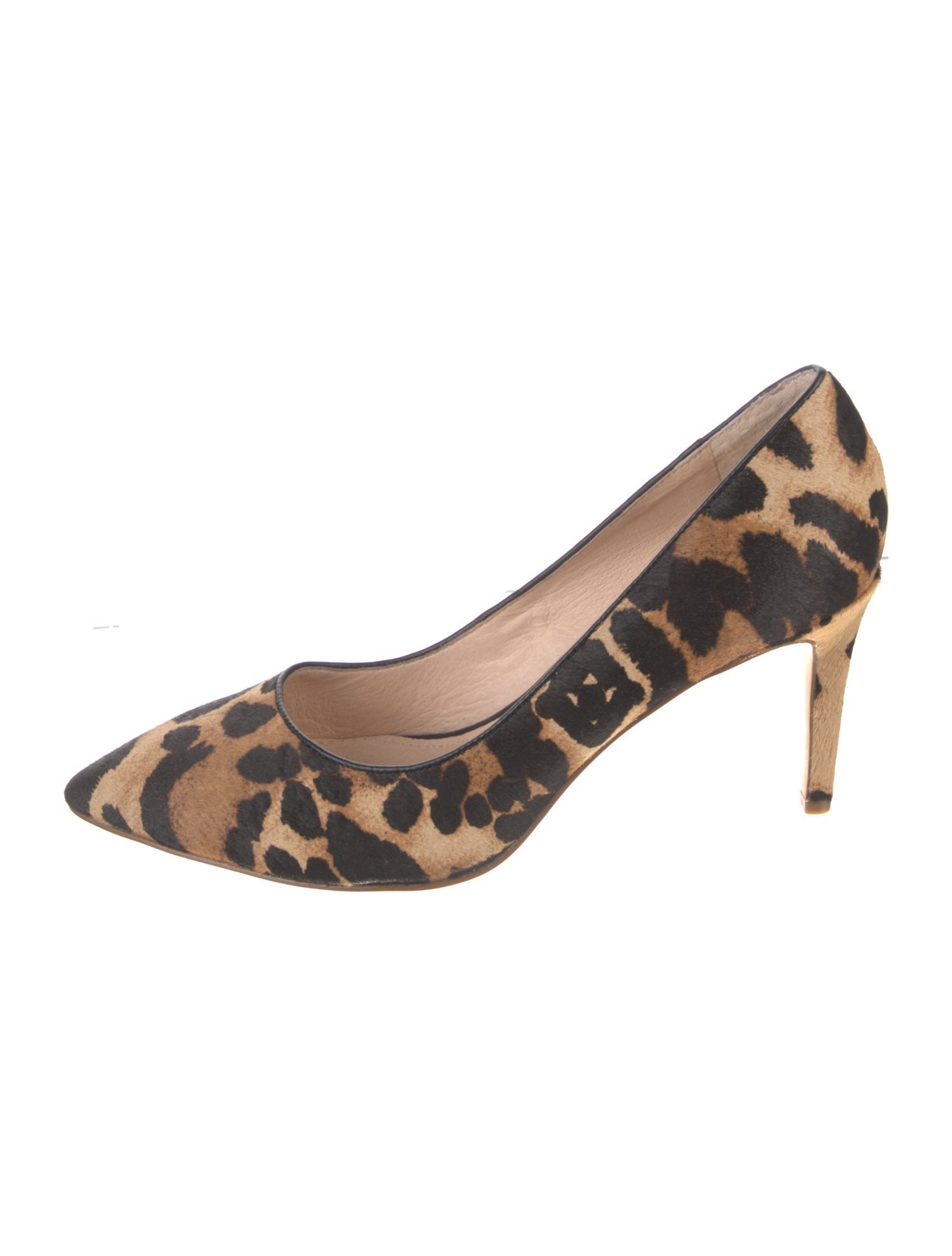 Louise et Cie Ponyhair Animal Print Pumps