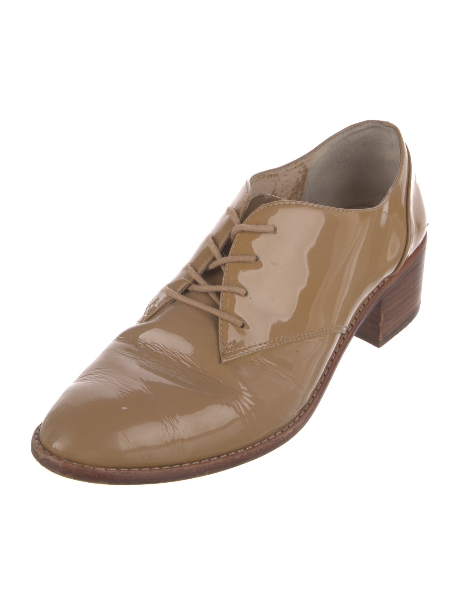 Louise et Cie Patent Leather Studded Accents Mules