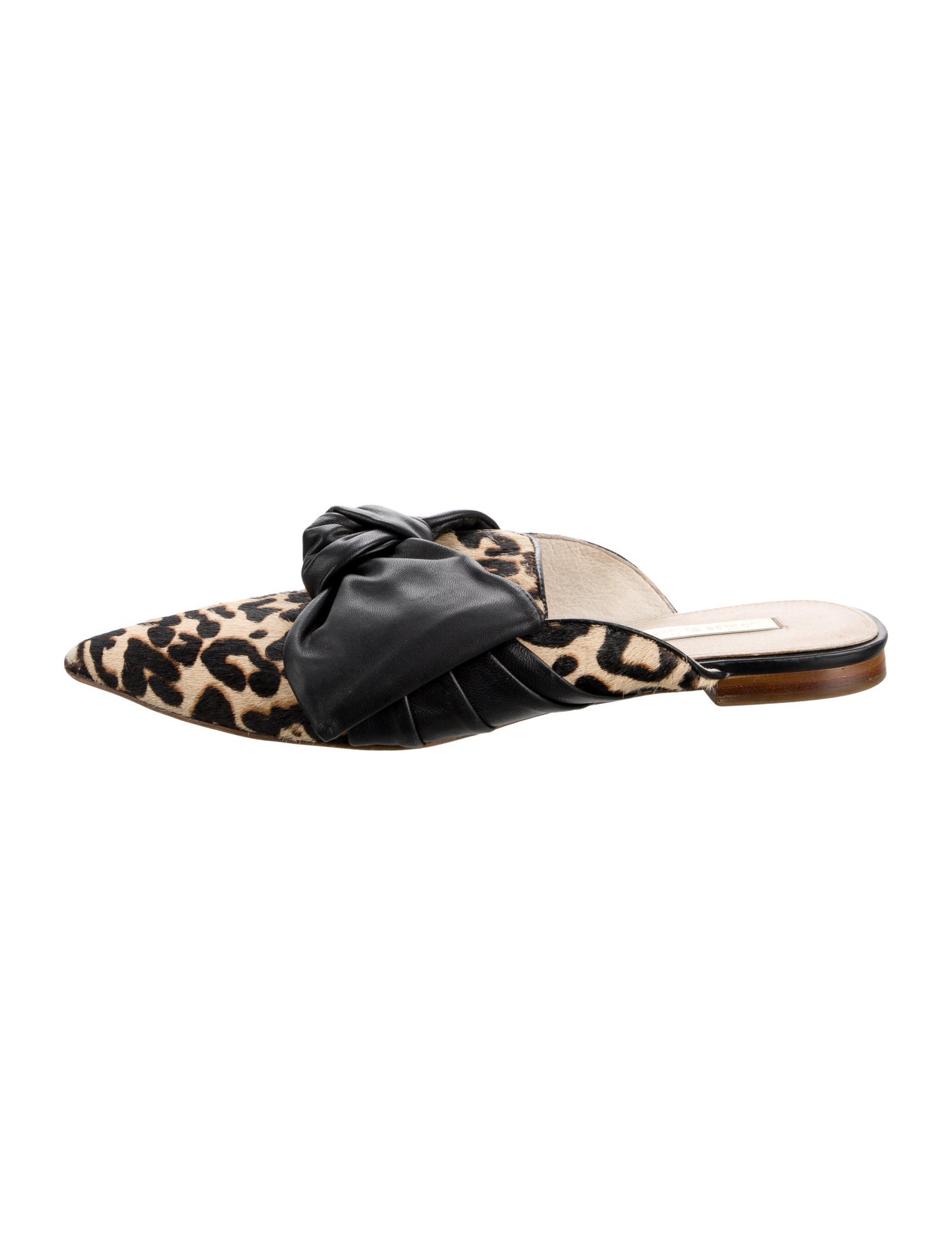 Louise et Cie Ponyhair Animal Print Mules