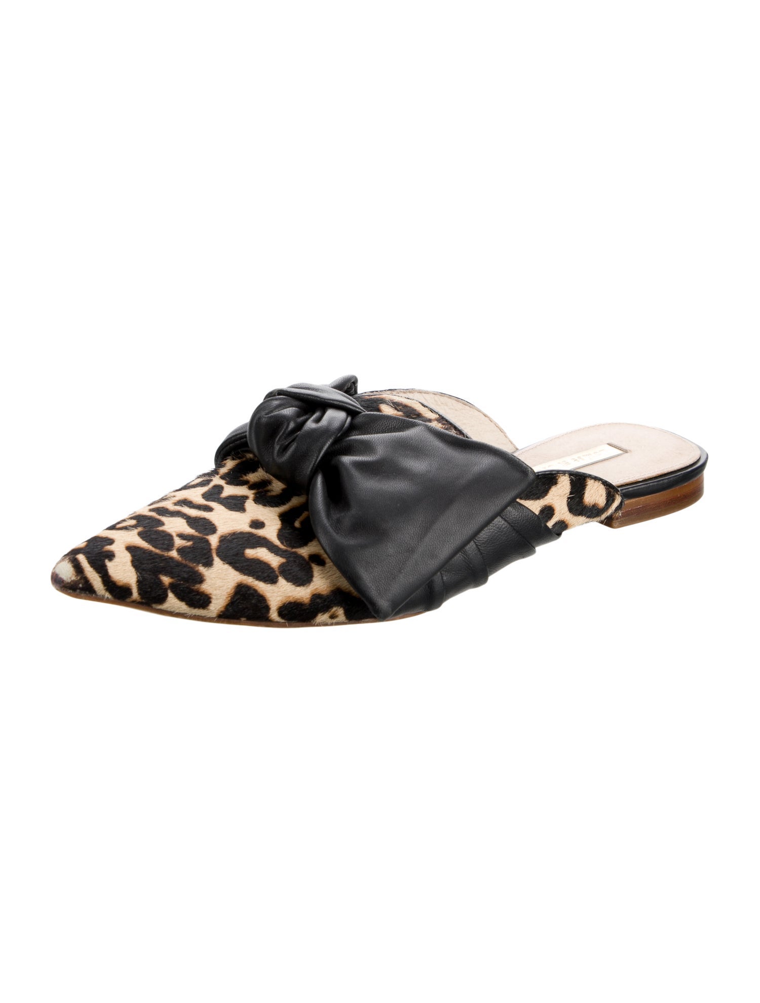 Louise et Cie Ponyhair Animal Print Mules