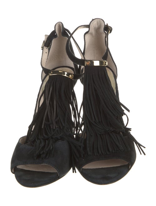 Louise et Cie Suede Tassel Accents Sandals